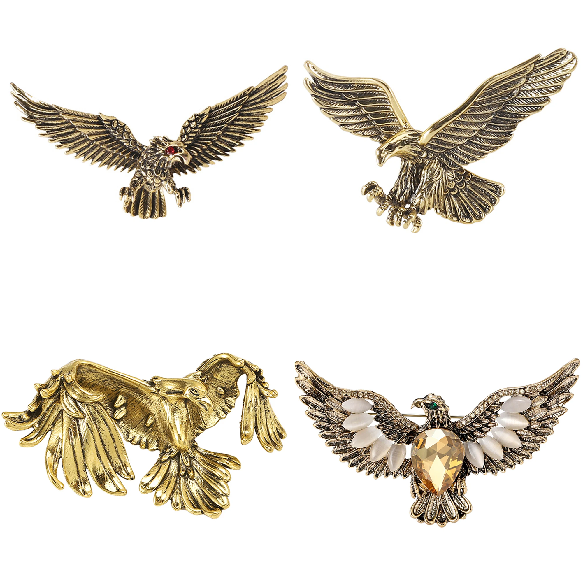 Women'S Accessories Categories - 여성을위한 에나멜 독수리 브로치 unisex 라인