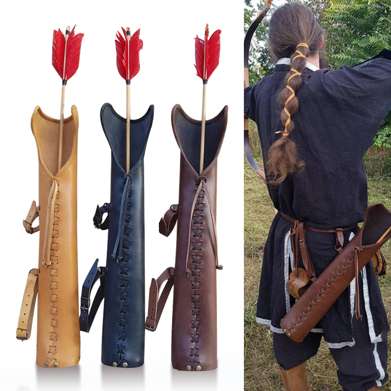 Women Electronic Accessories - Steampunk 중세 빈티지 가죽 허리 벨트