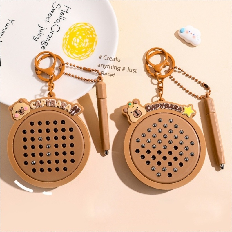 Women Accessories Drawing - 만화 Kapibala 자기 강철 공 드로잉