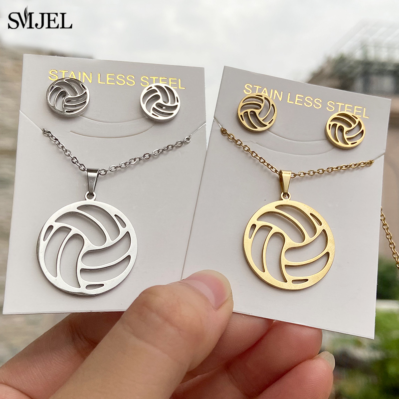 Women'S Volleyball Accessories - 여성을위한 스테인레스 스틸 배구 쥬얼리 세트