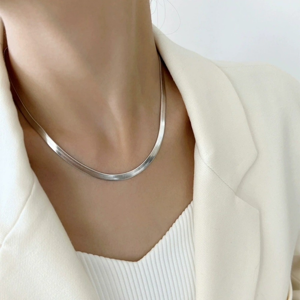 Women Accessories Display - 새로운 4mm 골드 컬러 은빛 트렌디하고