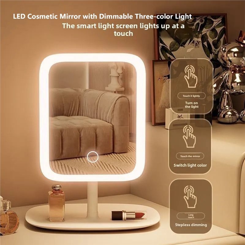 Women Electronic Accessories - 【전자제품-액세서리】메이크업 거울 충전식 메이크업 거울 충전식