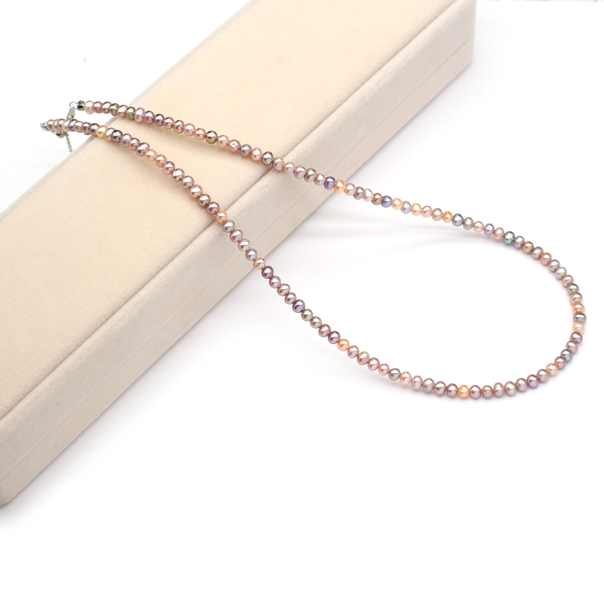 Women'S Accessories - 진짜 천연 담수 진주 목걸이 3-4mm
