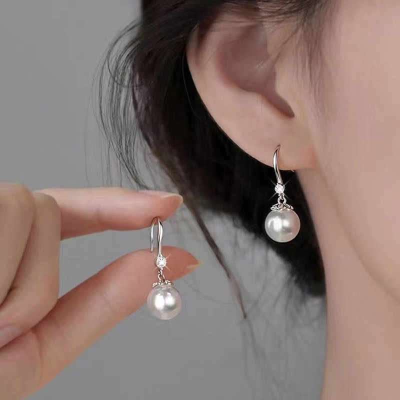 Women Accessories Dropshipping - 여성을위한 925 스털링 실버 진주 지르콘