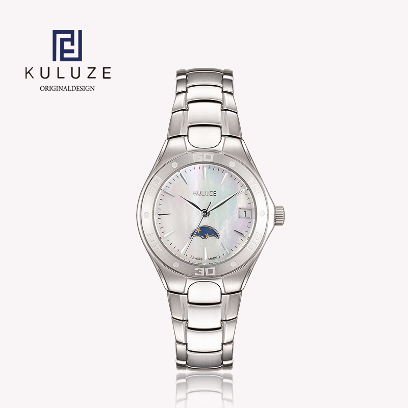 Women Accessories Display - KULUZE 여성용 티타늄 레이디 시계, 스위스