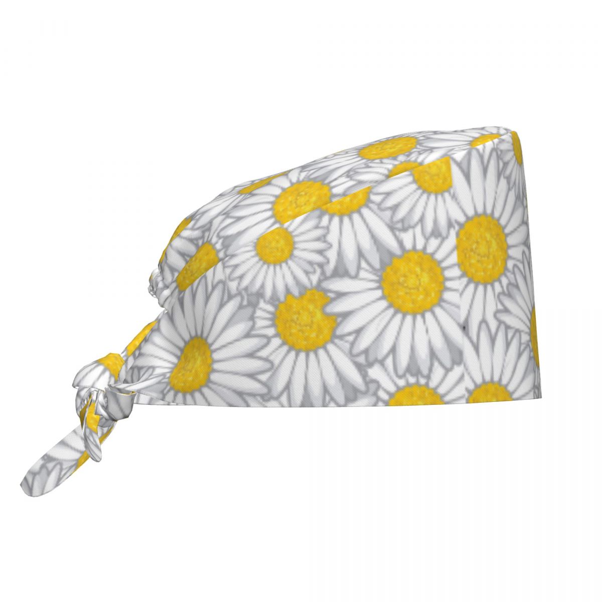작업용 스크럽 모자 데이지 꽃무늬 벡터 이미지 남녀공용 - Women Accessories Images 리뷰 및 가격