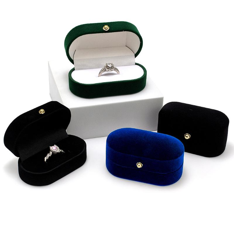 1 PCS 펠트 링 박스 미니 휴대용 귀걸이 쥬얼리 웨 - Women Accessories Display 리뷰 및 가격