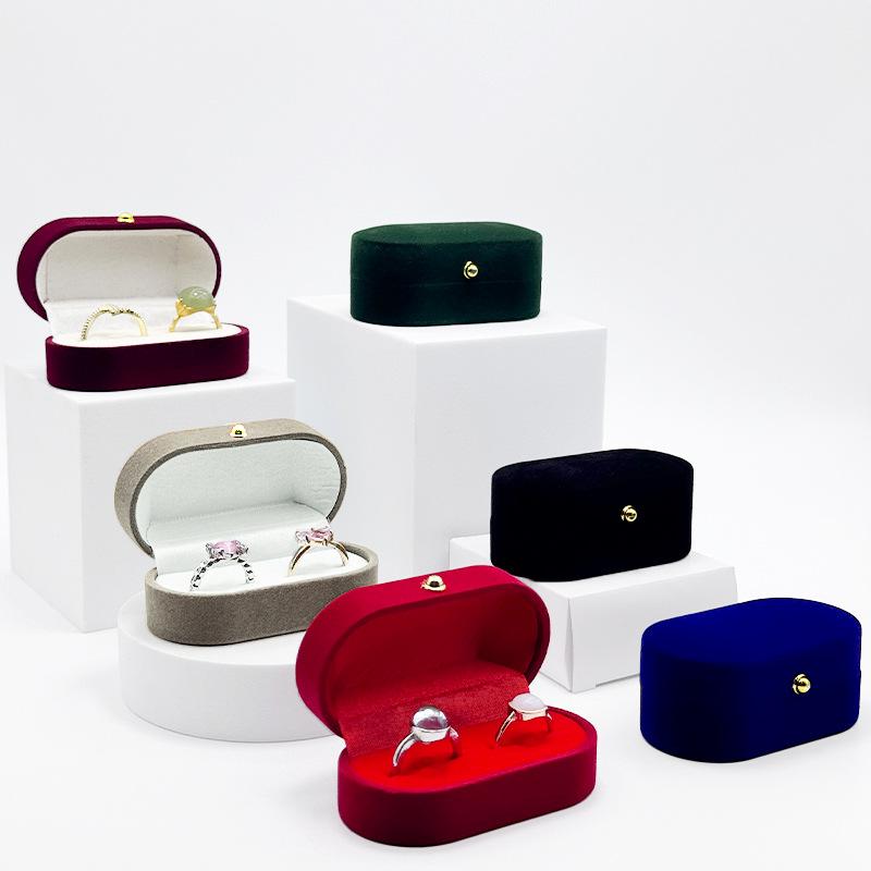 1 PCS 펠트 링 박스 미니 휴대용 귀걸이 쥬얼리 웨 - Women Accessories Display 리뷰 및 가격