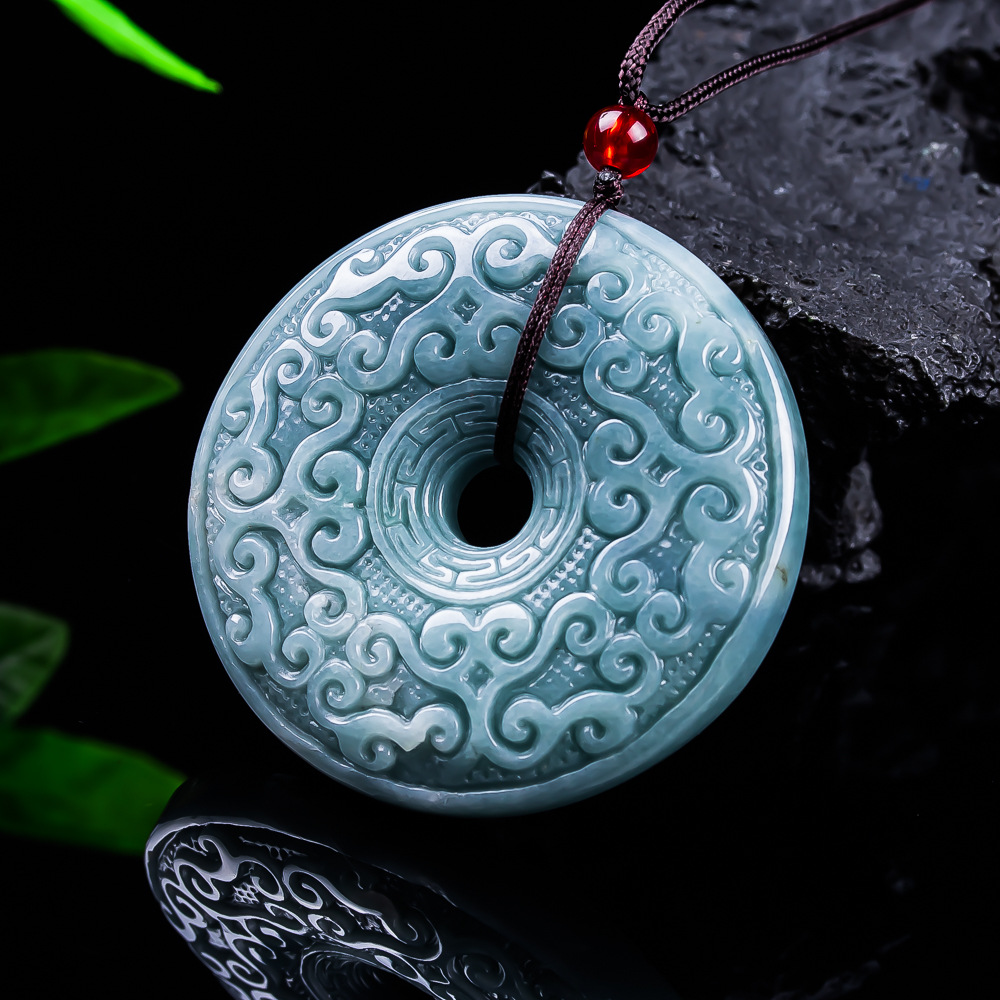 천연 버마산 경옥 꽃 펜던트 목걸이 빈티지 디자이너 쥬 - Women'S Accessories 리뷰 및 가격