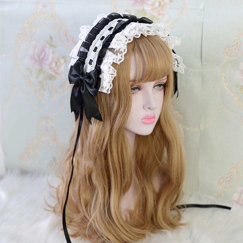 고딕 로리타 머리 장식 메이드 스타 레이스 헤어 액세서 - Women Accessories App 리뷰 및 가격