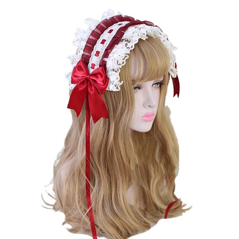 고딕 로리타 머리 장식 메이드 스타 레이스 헤어 액세서 - Women Accessories App 리뷰 및 가격