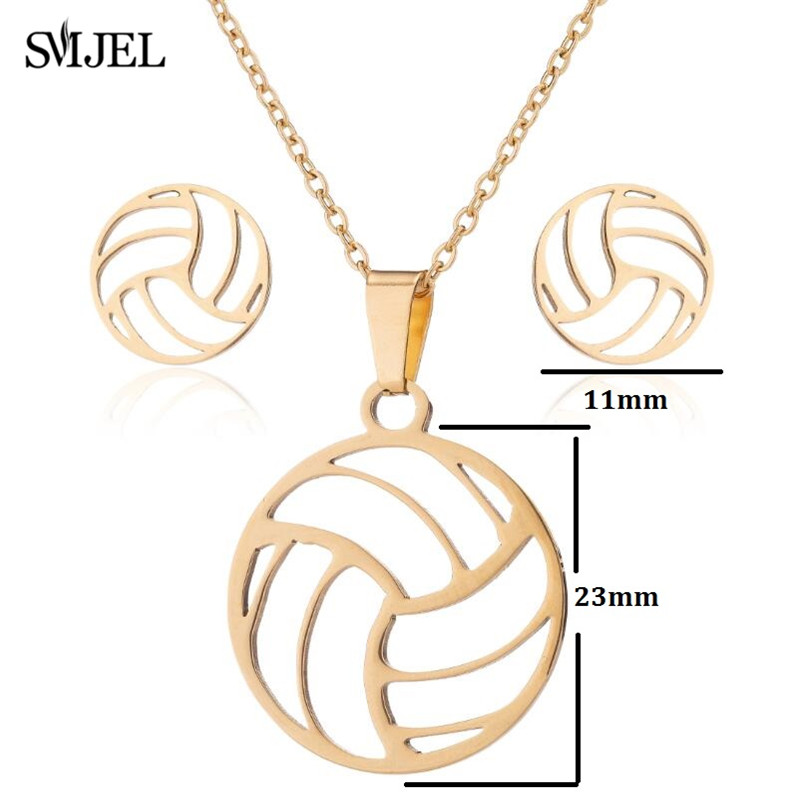 여성을위한 스테인레스 스틸 배구 쥬얼리 세트 미니멀리스 - Women'S Volleyball Accessories 리뷰 및 가격