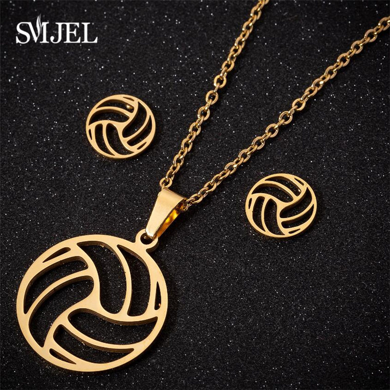 여성을위한 스테인레스 스틸 배구 쥬얼리 세트 미니멀리스 - Women'S Volleyball Accessories 리뷰 및 가격