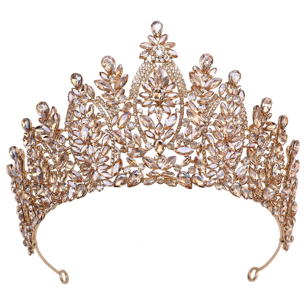 바로크 유럽 및 미국 미인 대회 신부 왕관 티아라 합금 - Women Accessories For Wedding 리뷰 및 가격