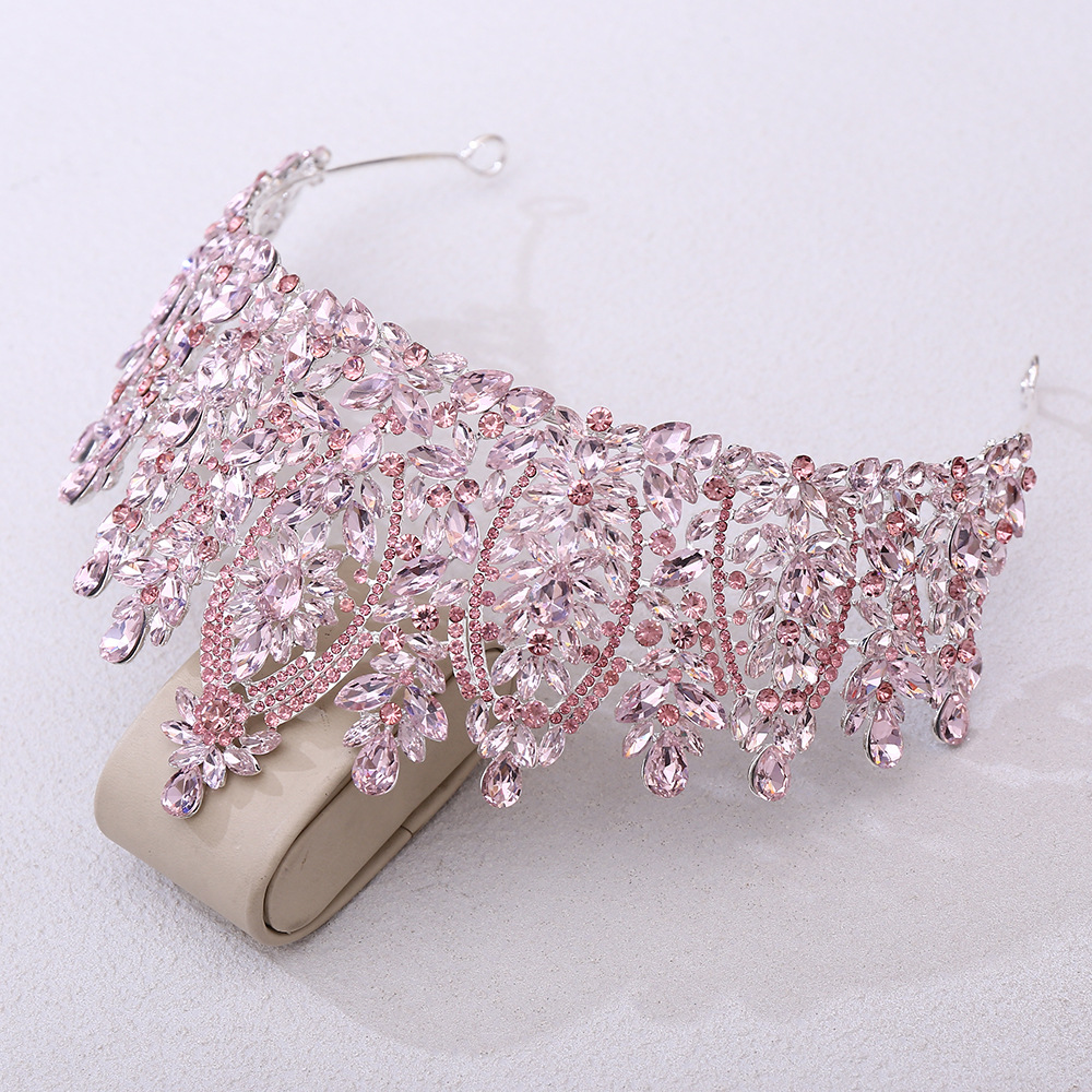 바로크 유럽 및 미국 미인 대회 신부 왕관 티아라 합금 - Women Accessories For Wedding 리뷰 및 가격