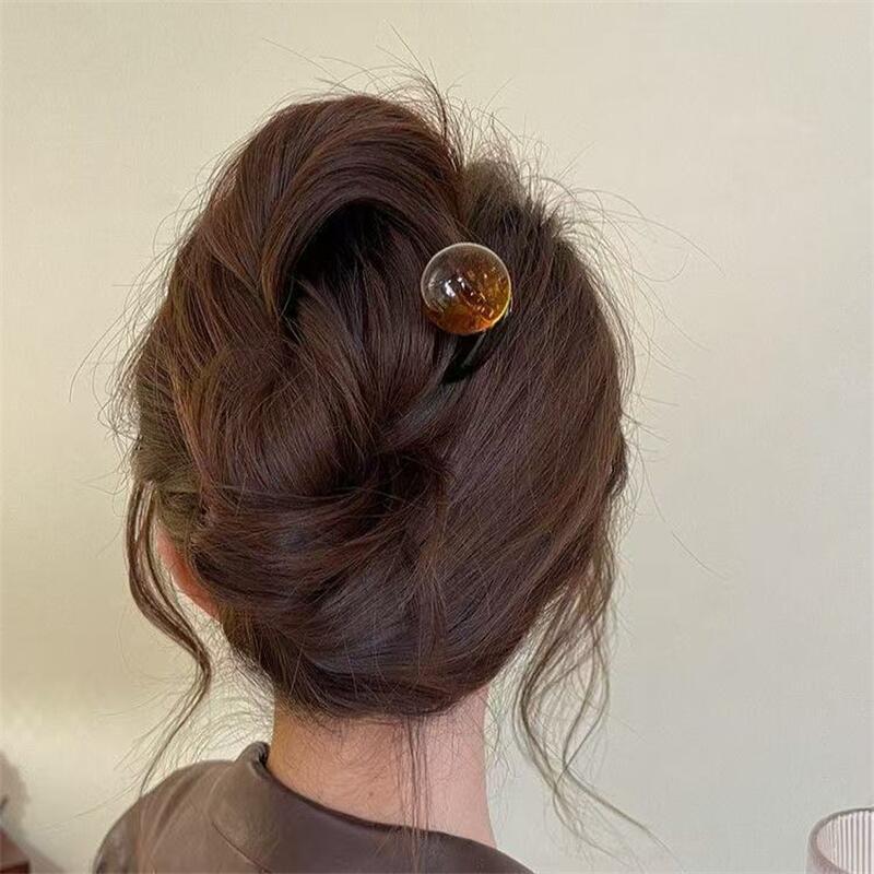 패션 컬러 진주 U자형 헤어 스틱 헤어핀 헤어 포크 번 - Women Accessories Shop 리뷰 및 가격