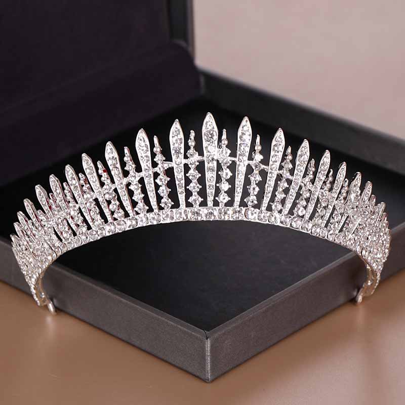 신부 왕관 우아한 웨딩 헤어 액세서리 반짝이는 라인스톤 - Women Accessories For Wedding 리뷰 및 가격