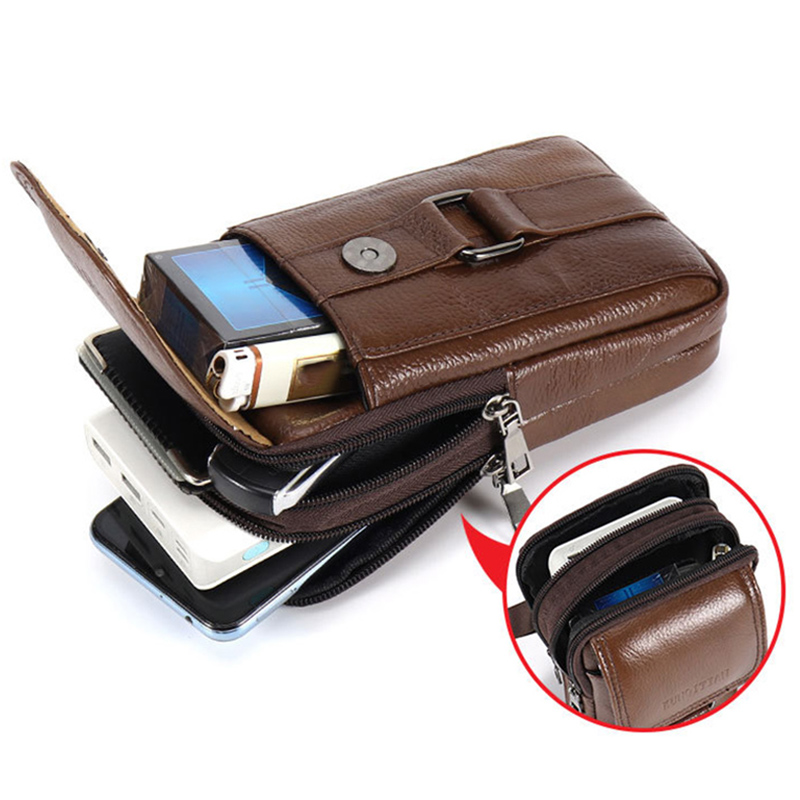 남성용 휴대 전화 허리 가방, 야외 작업 가슴 가방,  - Women Electronic Accessories 리뷰 및 가격