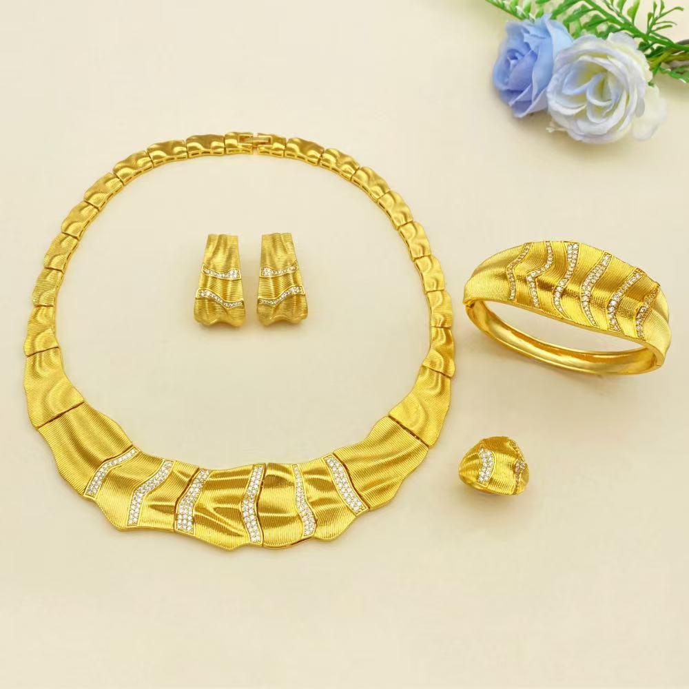 JRH UAE 사우디 스타일 금도금 황동 보석 세트 ( - Women Accessories Uae 리뷰 및 가격
