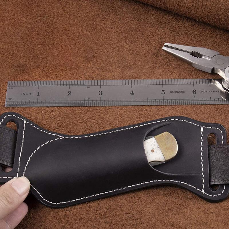 휴대용 PU 가죽 벨트 커터 칼집 홀스터, 다기능 편안 - Women Electronic Accessories 리뷰 및 가격