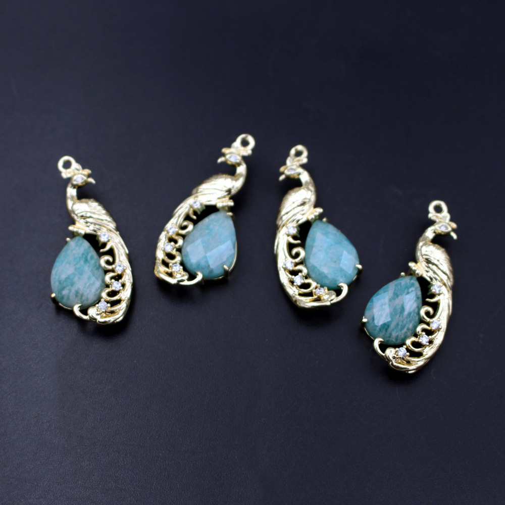 4pcs DIY 쥬얼리 액세서리 CZ 면처리된 드롭스  - Women Accessories Dropshipping 리뷰 및 가격