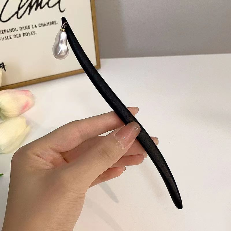 빈티지 중국 스타일 나무 꽃 머리 스틱 여성을위한 진주 - Women Accessories Shop 리뷰 및 가격