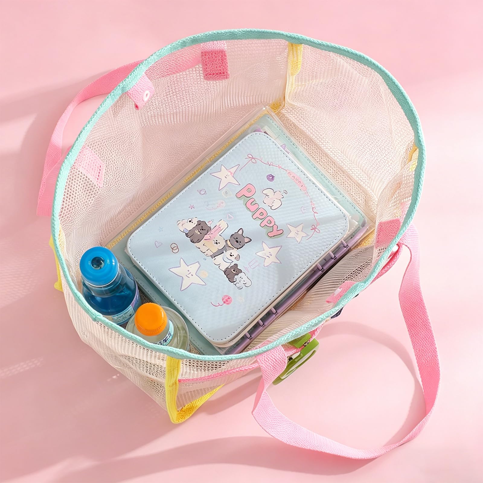 여성용 비치백, 화려한 접이식 그물망 모래 가방, 여행 - Women'S Accessories 리뷰 및 가격