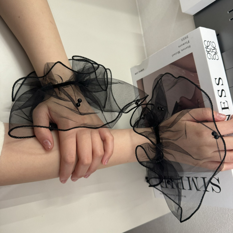 진주 메쉬 소매, 얇은 신부 웨딩 드레스 장갑, 사진  - Women Accessories Photos 리뷰 및 가격