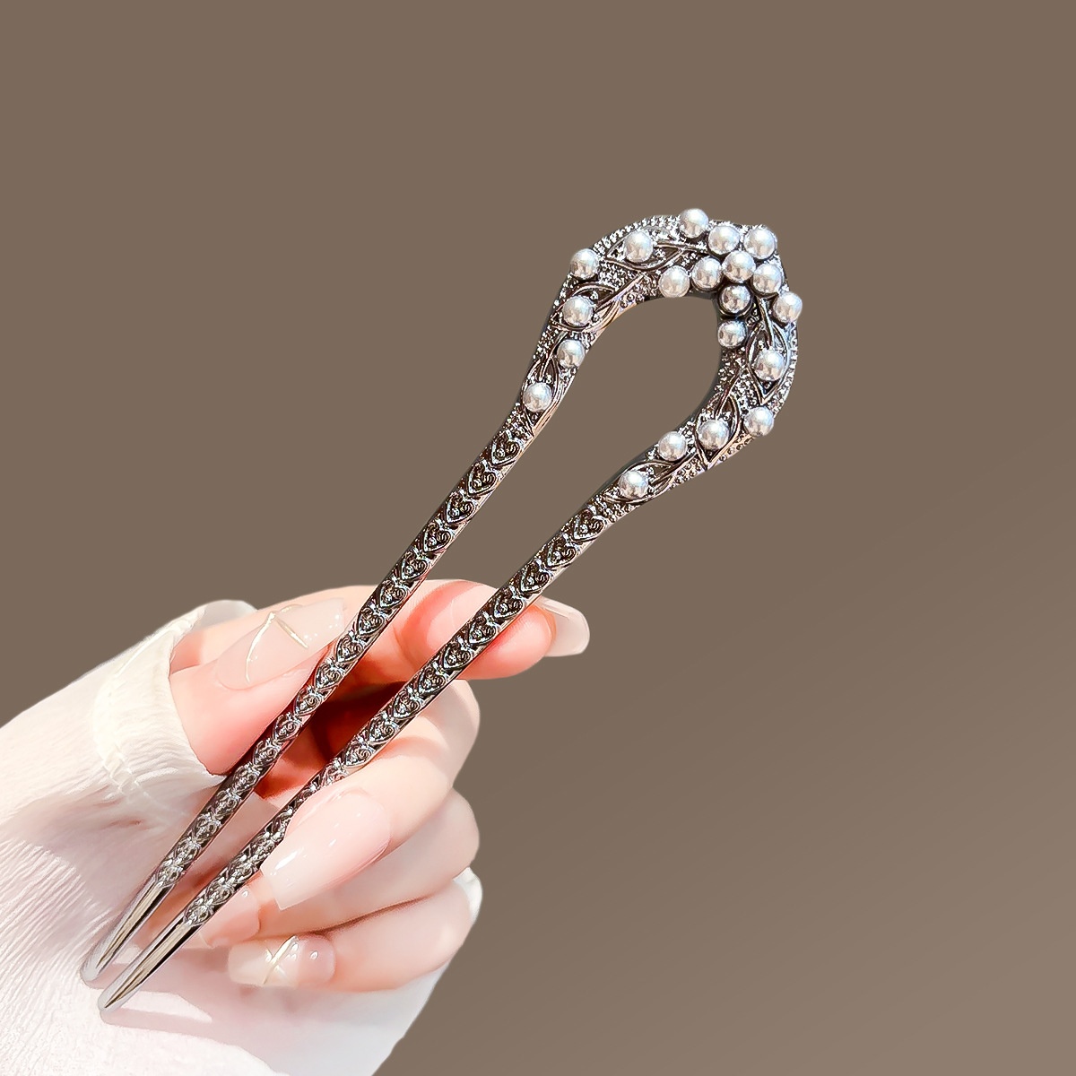 여성을위한 새로운 진주 U 모양의 머리핀 우아한 총 블 - Women Accessories Shop 리뷰 및 가격