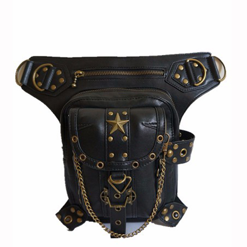 Steampunk 허리 다리 가방 여성 남성 빅토리아  - Women Electronic Accessories 리뷰 및 가격