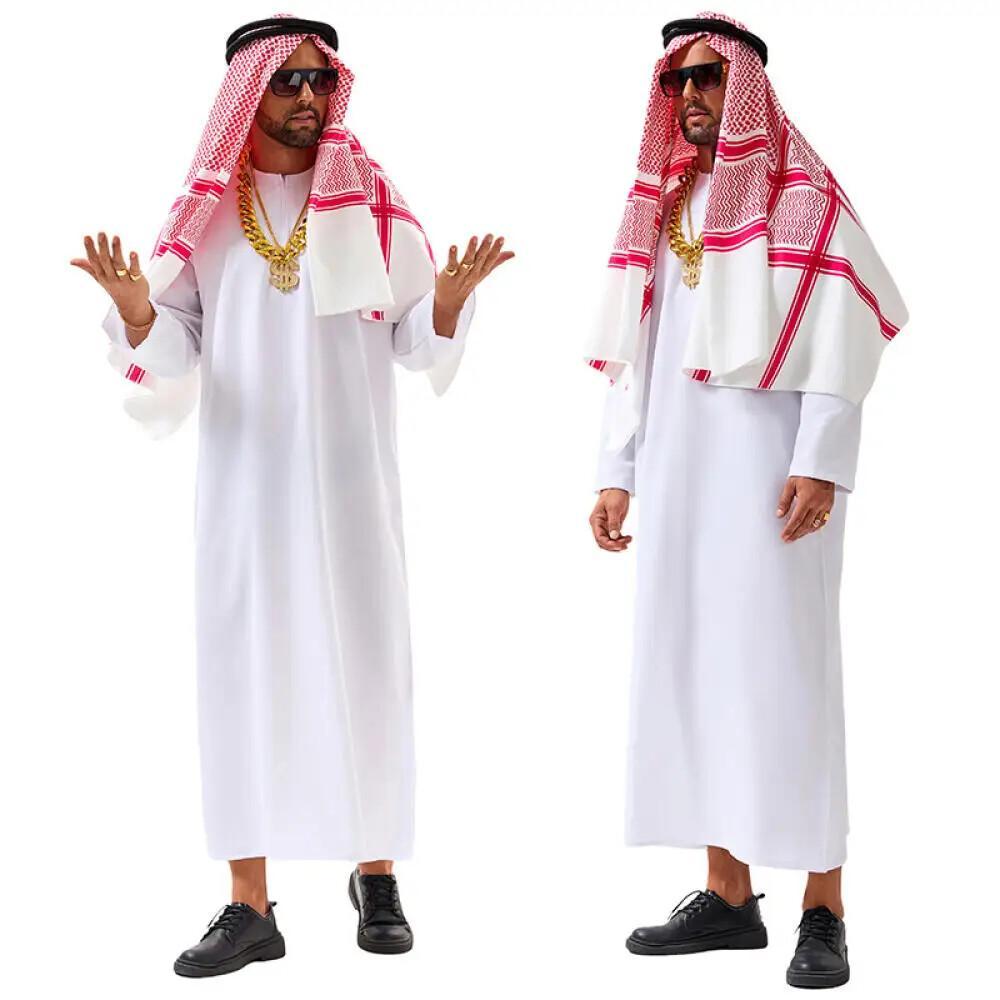 새로운 아라비아 두바이 의상 UAE 셰이크 코스프레 로 - Women Accessories Uae 리뷰 및 가격