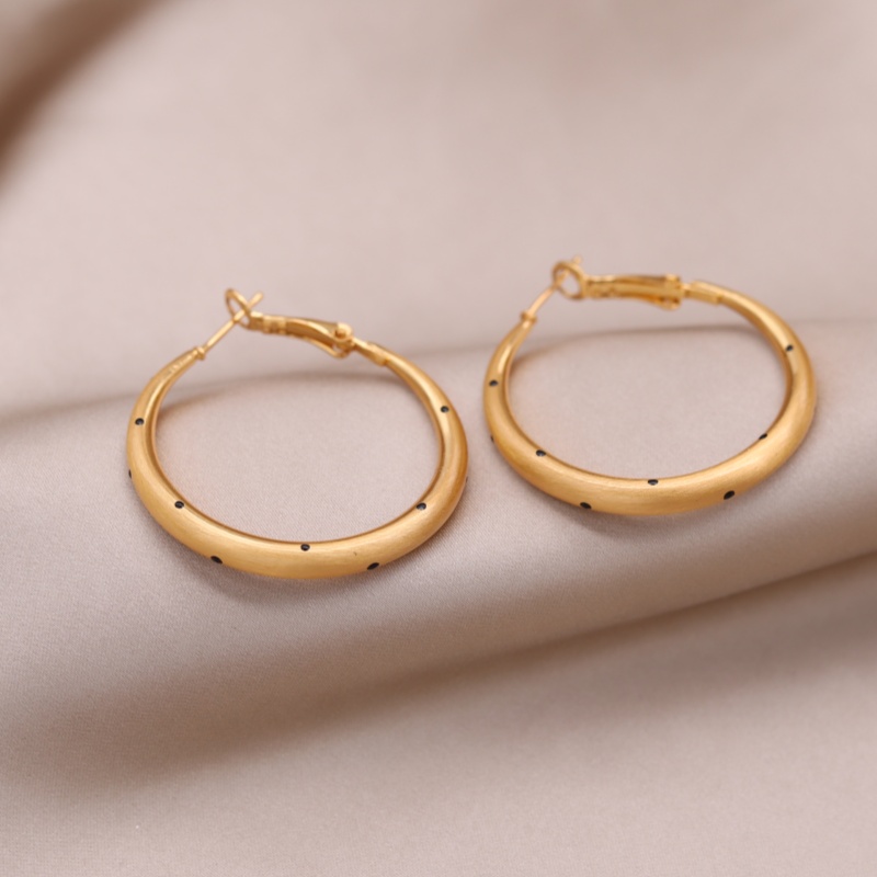 한국 신상 패션 주얼리 14K 금도금 원형 메탈 드로잉 - Women Accessories Drawing 리뷰 및 가격