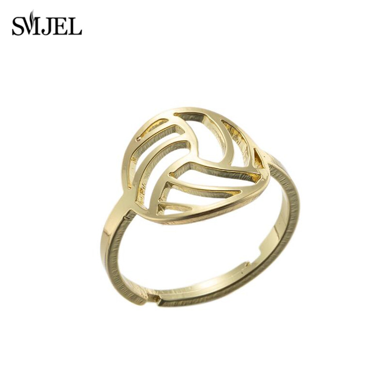 Smjel 스테인레스 스틸 배구 모양 반지 여성을위한  - Women'S Volleyball Accessories 리뷰 및 가격
