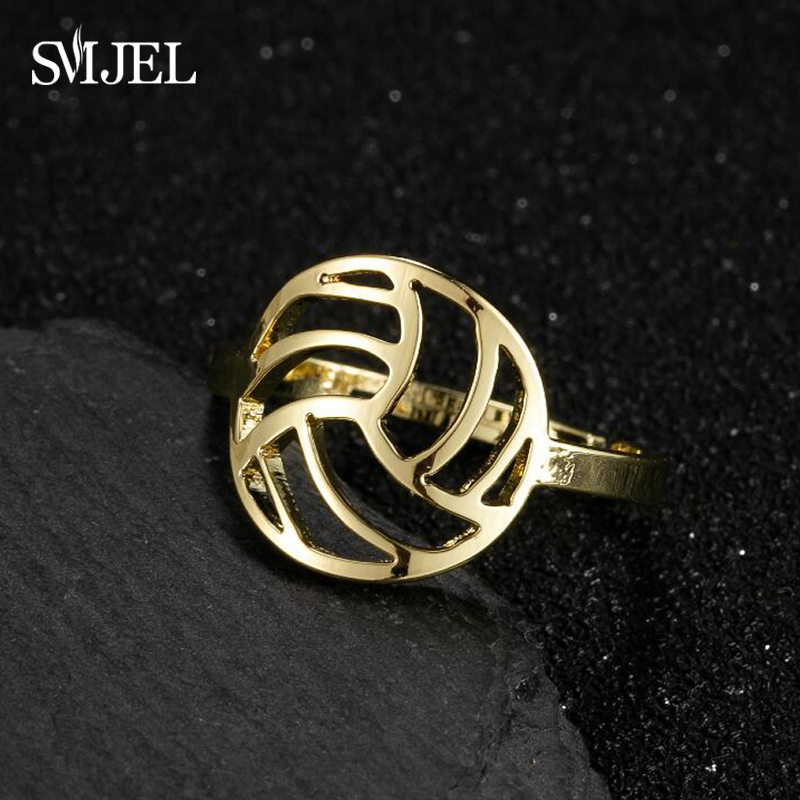 Smjel 스테인레스 스틸 배구 모양 반지 여성을위한  - Women'S Volleyball Accessories 리뷰 및 가격