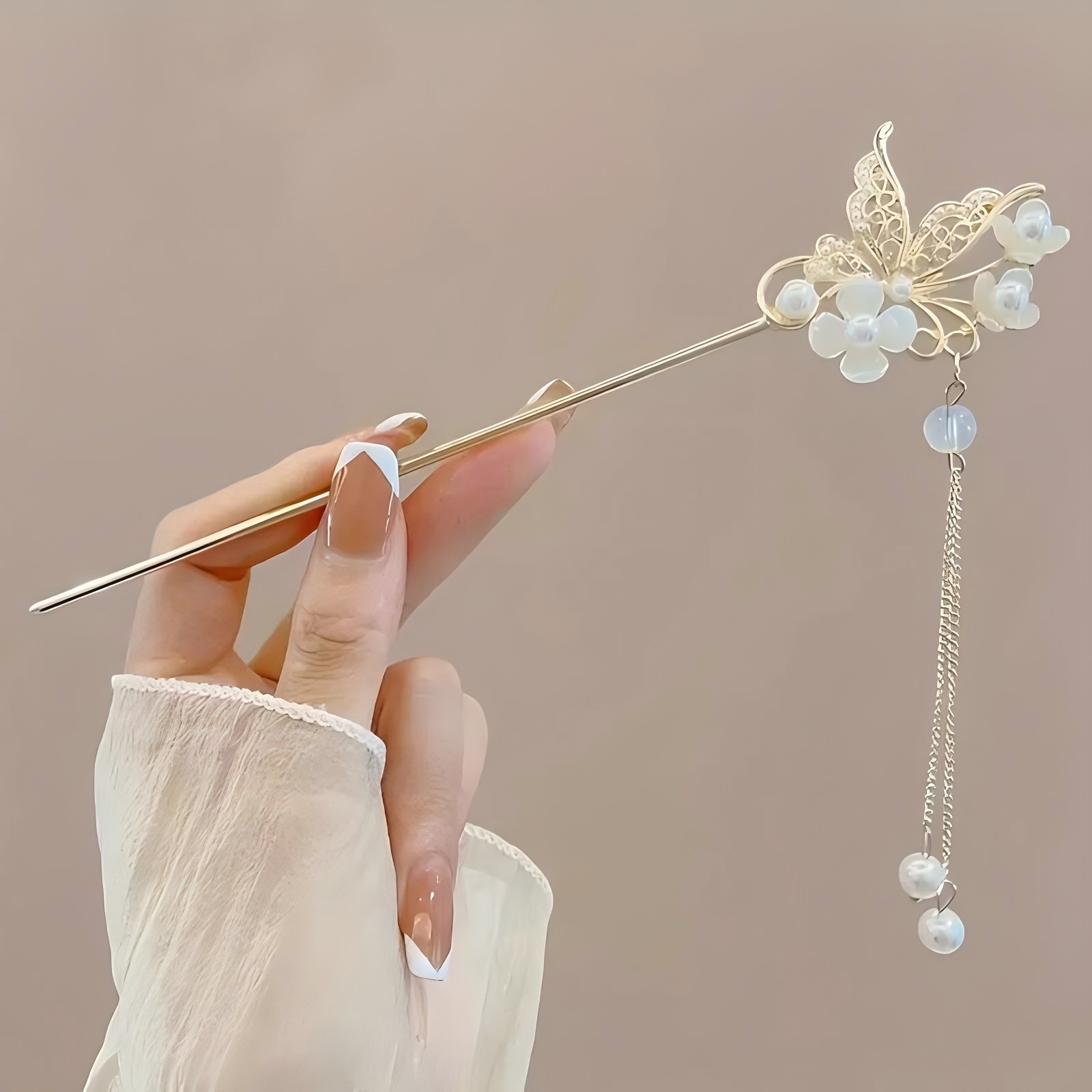 1/6pcs 우아한 중국 스타일 태슬 헤어 스틱 전통  - Women Accessories Shop 리뷰 및 가격