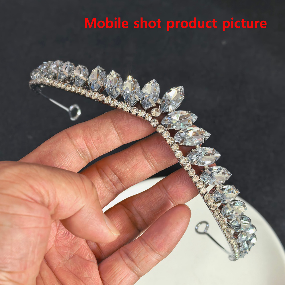 미니멀리스트 크리스탈 웨딩 헤어 티아라 신부 여성용 헤 - Women Accessories For Wedding 리뷰 및 가격