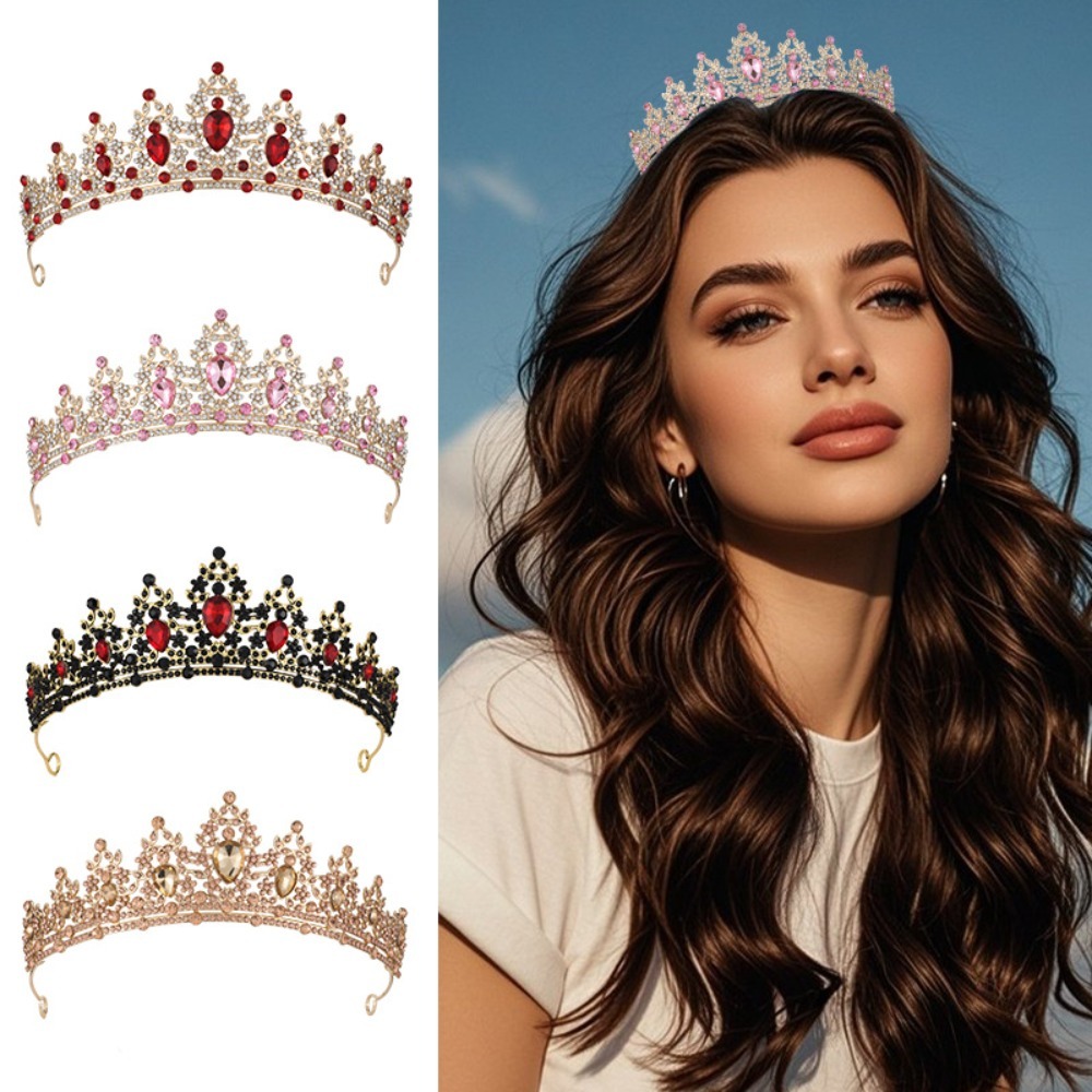 빈티지 리프 바인 실버 도금 라인스톤 신부 왕관 티아라 - Women Accessories For Wedding 리뷰 및 가격