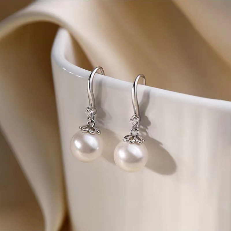 여성을위한 925 스털링 실버 진주 지르콘 펜던트 드롭 - Women Accessories Dropshipping 리뷰 및 가격