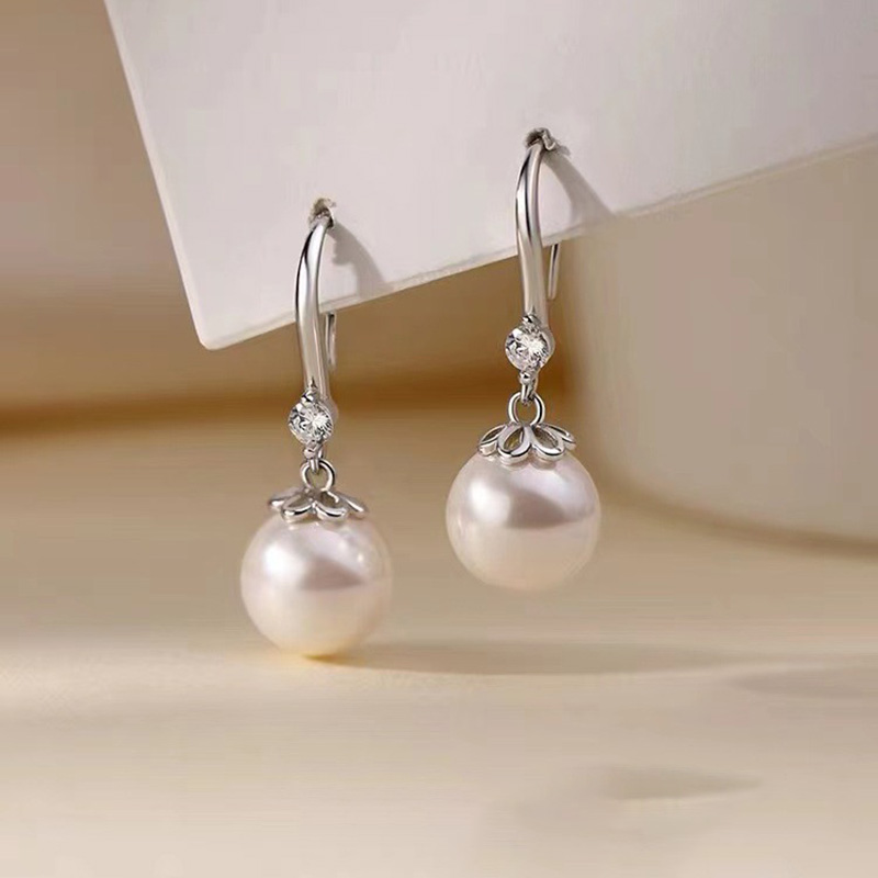 여성을위한 925 스털링 실버 진주 지르콘 펜던트 드롭 - Women Accessories Dropshipping 리뷰 및 가격