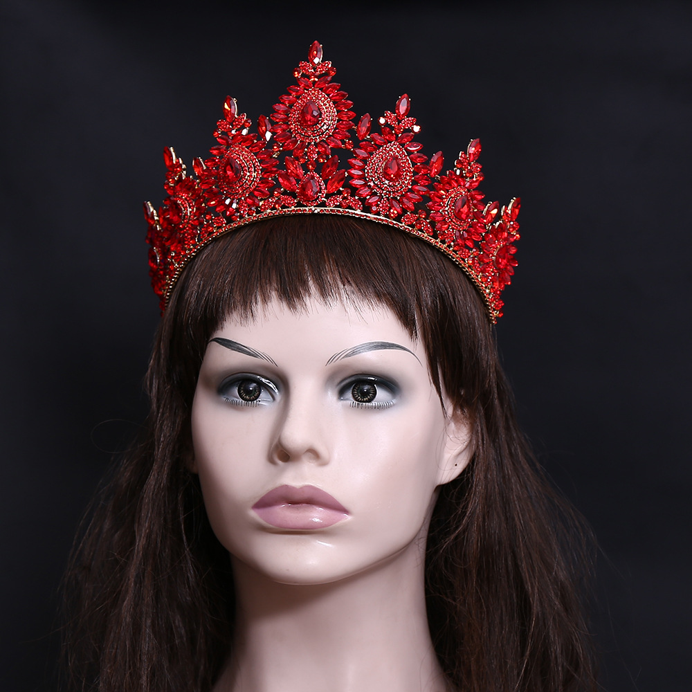 바로크 유럽 및 미국 미인 대회 신부 왕관 헤드피스 합 - Women Accessories For Wedding 리뷰 및 가격