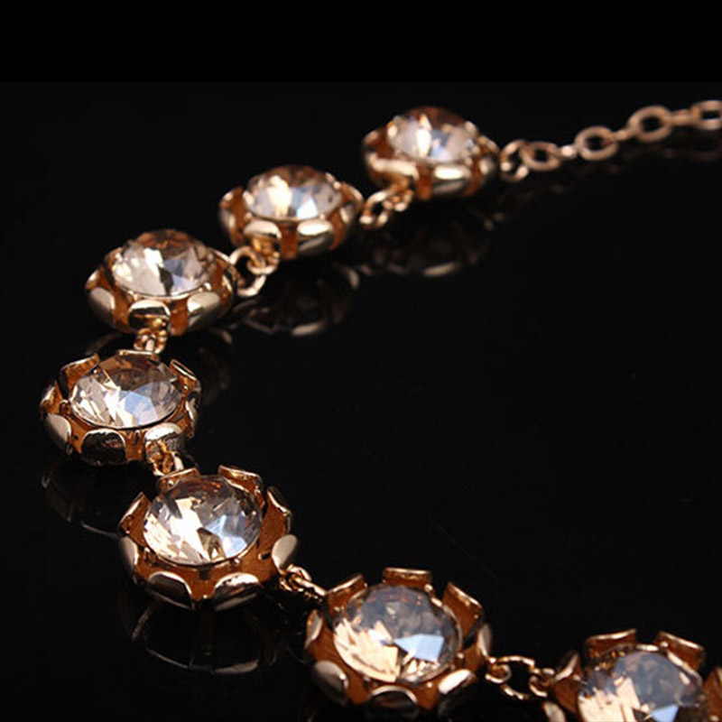 여성용 럭셔리 크리스탈 목걸이, 금도금 다이아몬드 초커 - Women Accessories Dubai 리뷰 및 가격