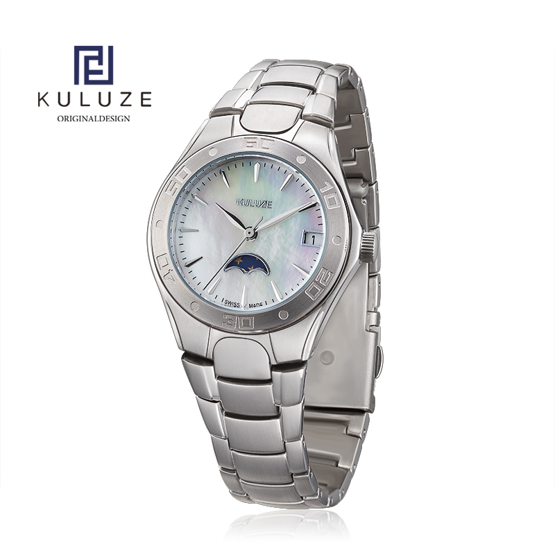 KULUZE 여성용 티타늄 레이디 시계, 스위스 론다  - Women Accessories Display 리뷰 및 가격
